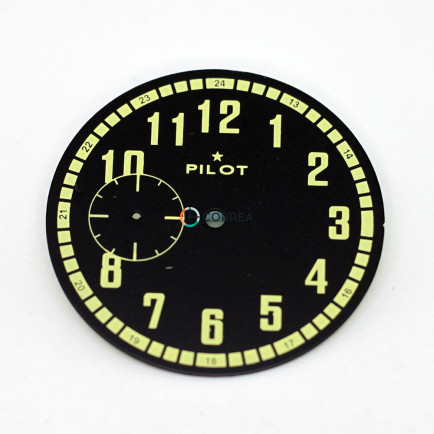 Циферблат для часов Молния Pilot черный CPI-001 - 4